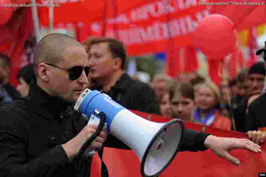 Сергей Удальцов на &laquo;Марше миллионов&raquo; в Москве, 15 сентября 2012 г.