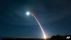 Испытательный запуск МБР Minuteman III. 5 февраля 2020 года. 